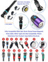 Magnetic Charging Tips 5pin Series, 9pcs Micro USB Tips Without Cords, Compatible with Micro Android Smart Series