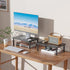 WALI Monitor Risers for 2 Monitors, Dual Monitor Riser, Laptop Riser for Desk, Adjustable Underneath Storage, Black