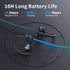 Wireless Headphones, Bluetooth 5.3, 16 Hours Playtime, Over-Ear Stereo Bass Earphones, Sports Earbuds, Blue
