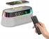 KUANGXIANG 6-in-1 Bluetooth Speaker Alarm Clock with Remote, 15W Fast Wireless Charger, FM