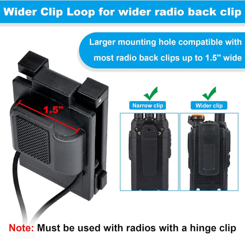 iGuerburn Radio Holster for Duty Belt - Accessories for 1.75"/2"/2.25'' Belts, Law Enforcement Gear
