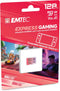 Emtec 128GB Express Gaming microSD, microSD Express 7.1 PCIe NVMe, Up to 880MB/s