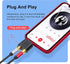 3.5mm to RCA Splitter Adapter - Gold Plated 3.5mm Male Stereo to 2 RCA Female Jack Y Plug Audio Converter (2 Pack)