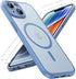 TOCOL Magnetic iPhone 14 Case, Light Blue, Upgraded Full Camera Protection, Compatible with MagSafe, 14FT Military Grade