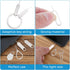 Qianyu 17 Set, PCS SIM Card Removal Tool Stainless Steel Phone Tray Opener Pin SIM Card Pin Universal SD Cards Tray
