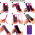 Sansunto Protection Case for iPhone 13, 14, 15, Heavy Duty Shockproof Silicone Rubber Cover for 6.1 Inch Phones