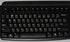 Korean Transparent Keyboard Stickers with Yellow Lettering for PC Computer Laptops Desktop Keyboards