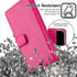 GOOSPERY Mansoor Wallet Case for Samsung Galaxy S10 Plus (2019) - Hot Pink Double Sided Card Holder Flip Cover