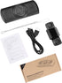 Wireless in Car Handsfree Speakerphones, Portable Bluetooth Speaker, Stereo Sound Enhanced Bass, Built-in Mic, TF Card