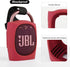 TXEsign Silicone Protective Carrying Case Compatible with JBL Clip 4 - Portable Mini Bluetooth Speaker Stand UP Cover Pouch for JBL Clip 4 (Red)