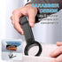 Acrebow 180 12-17(Black) Aluminum Alloy Phione Tripod, Carabiner Magnetic Phone Tripod for iPhone, Rotation & Strong