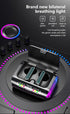 True Wireless Earbuds, 2024 Bluetooth 5.3 Waterproof Touch Control Headset with LED Power Display - Model 44
