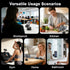 ROMITAKE 360 17/16/15/14 Car Mount, Vacuum Suction Phone Holder for Car, Car Phone Holder Mount, Adjustable Phone
