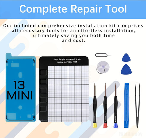 iPhone 13 Mini Replacement Bluetooth Antenna Signal Flex Cable Part with Fix Tool Kit A2626 A2628 A2630