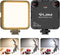 VIJIM LED Video Light, VL81 On Camera Light with 3 Cold Shoe, Rechargeable 3000mAh Battery, Dimmable 3200K-5600K