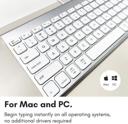 Macally Wired Keyboard for Mac | Compatible Apple Keyboard (78 Keys) for MacBook Pro/Air, iMac, Mac Mini
