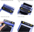 WALNEW Universal Waterproof eReader Protective Case Cover for Kindle 2022/Kindle Paperwhite/Oasis/Fire 7, Blue