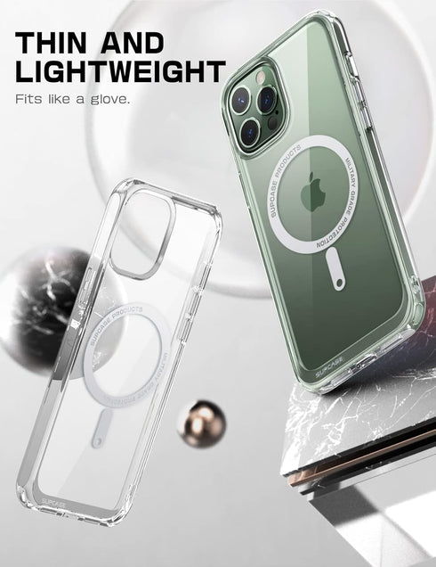 SUPCASE for iPhone 13 Pro Case, Unicorn Beetle Mag, Compatible with MagSafe, Military-Grade Protection, Clear