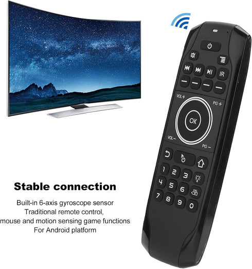 GOWENIC 2.4G 5.0 G7BTS Air Remote Mouse, Voice Air Fly Mouse for Bluetooth Backlight for Android TV Box Control