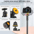JEBUTU 1/4" Camera Desk Mount Table Stand with Ball Head, Adjustable Light Stand with Screw & C Clamp for DSLR Camera
