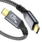 240W USB4 Cable - USB C to C, Fast Charging, Thunderbolt 4/3, 8K/6K@60Hz, 40Gbps for iPhone 15 Pro, MacBook, Samsung