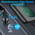 Android Car Charger Type C Fast Charging for Samsung Galaxy S24/A15/A14/A54/A53 5G with 3ft USB C Cable