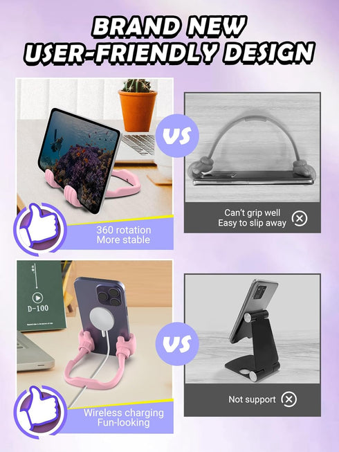 Stocking Stuffers for Teens and Adults: Thumbs Up Lazy Phone Stand Holder Gadgets for Christmas Gifts