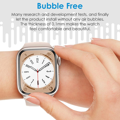 UniqueMe 6 Pack Apple Watch Screen Protector 40mm, Anti-Scratch Flexible Film for iWatch 40mm