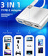 HOYULLI 3.0 IPhone15 USB C to VGA+USB-A+Type-C Adapter Thunderbolt OTG Cable Accessories for TV Splitter Digital AV