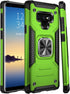 IKAZZ Galaxy Note 9 Case, Dual Layer Soft TPU and Hard PC Anti-Slip Full-Body Rugged Protective Phone Cover with