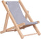 Hanpo Mini Wood Beach Chair Phone Stand, Cute Fabric Foldable Cell Phone Holder