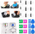 PCTC 9PCS Ultra Clear Tempered Glass Screen Protector for Go Pro Hero 12/11/10/9 Black