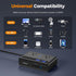 TESSAN 200W 12V 110V 2 6 36W 3.0 Car Power Inverter, DC to AC Converter with AC Outlets and USB Ports with USB-C, Car