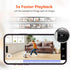 Owltron Indoor Security Camera 2K for Home Security, Motion Detection, Baby Monitor, 2.4G WiFi, Night Vision & 2-Way