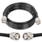 MOOKEERF TNC Male to TNC Male Coax Cable 10FT, 50 Ohm RG58