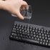Adesso WKB-1100CB Mini Wireless Spill Resistant Ergonomic Keyboard & Mouse Combo, Black
