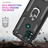 LeYi Military-Grade Moto G Stylus 5G Phone Case 2021 with Magnetic Ring Kickstand & 2 Tempered Glass Protectors - Black