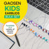 Gaosen 50 Pack 3.5 mm PC(GS01, 50 Bulk Kids Earbuds for School Classroom, Multi Colored Student Wired Headphones