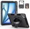 Protective Case for iPad Air 6th Generation 11-inch M2 2024, with Kickstand/Hand Strap/Shoulder Strap/Pencil