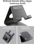 TOPGO 2 Pack 17 16 15 14 13 12 Cell Phone Stand, Phone Dock, Cradle, Holder, Aluminum Desktop Phone Stand with Cable