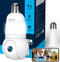 GNCC 2K Light Bulb Security Camera, 2.4GHz Only, 355 Wireless Outdoor Camera, Full-Color