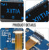 XIITIA 2pcs 2.42" SSD1309 128x64 2.42 Inch I2C 7 OLED Display Module OLED LCD Display Module IIC SPI Pin (Blue Light)