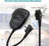 Replace VX-261 VX-231 Compact Shoulder Speaker Microphone for Motorola Walkie Talkie with 3.5mm Audio Jack