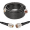 XRDS -RF 50ft N Male to N Female Cable, 50 ohm KMR240 Low Loss Coax Extension Cable Jumper for WiFi/Ham Radio Antenna,