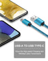 2 Pack 6ft USB to USB C Cable, Fast Charging Braided Cord for iPhone 15/15 Pro/15 Pro Max, Google Pixel, Samsung