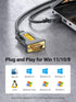 UGREEN 10ft USB to Serial Adapter, DB9 Male 9 Pin with PL2303 Chipset, RS232 to USB Cable for Windows, Mac, Linux