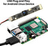 IFWATER 8MP 30fps 105 2448P 3D USB Camera Camera Module with Microphone Degree Wide Angle Lens Lightburn PC Computer