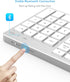 Wireless Bluetooth Keyboard for Apple Mac OS, US QWERTY Layout, Scissor Keys, Rechargeable Battery, Compatible with