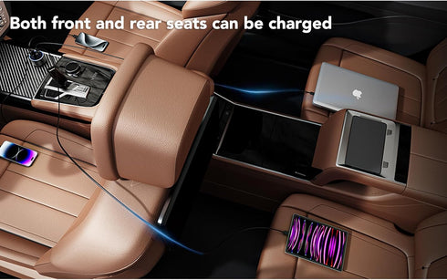 USB C Car Charger Fast Charging Adapter, 78W 4 Port for iPhone 16/15/14/13/12, Samsung Galaxy, and iPad