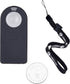 Wireless IR Shutter Remote Control for Nikon/Canon Cameras, Compatible with D70, D750, D3000, EOS 5D Mark IV, 6D, 77D
